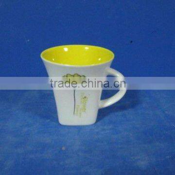 Stock hotel white porcelain cup PAFS6501