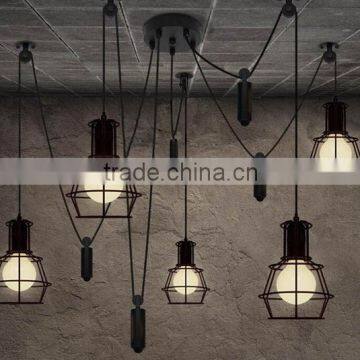 Hot Spider style vintage pendant lamp