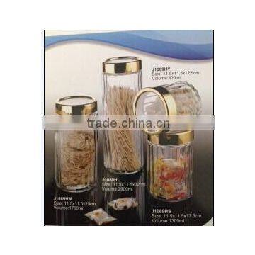 High quality glass jars for storage bottles wholesale