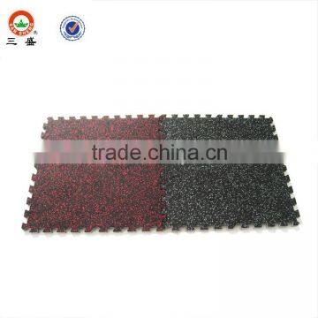 Two material together soft and hard rubber mat