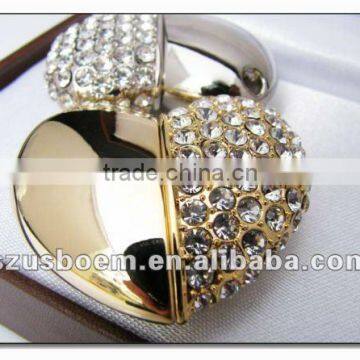 Popular gift 4gb jewelry usb 2.0 flash disk with necklace