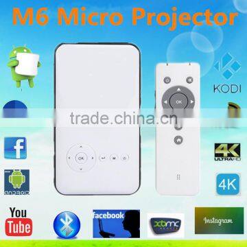 2016 Hot M6 Android mini projector New in the marketing Android Mobile Phone Pocket Projector