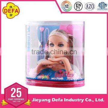 Hot Sale Cheap Plastic Girl Toy Blonde-haired Vinyl Doll Head