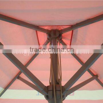 High Quality Aluminum Square Outdoor Patio Umbrellas Garden photo-5
