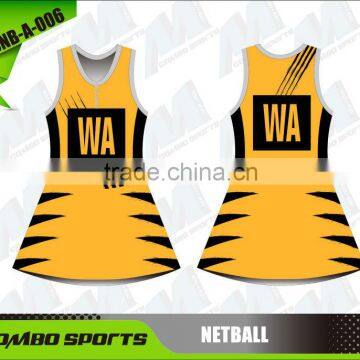 Custom sublimated netball dress