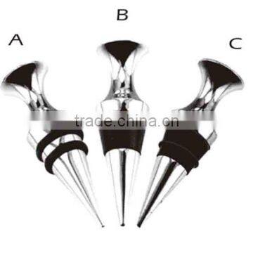 Heavy Duty Zinc Alloy Material Crystal Wine Stopper Wine Bottle Stopper photo-2
