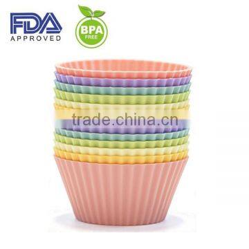 Hot Sell Silicone Muffin Pan/silicone Muffin Molds/silicone Cake Mold photo-2