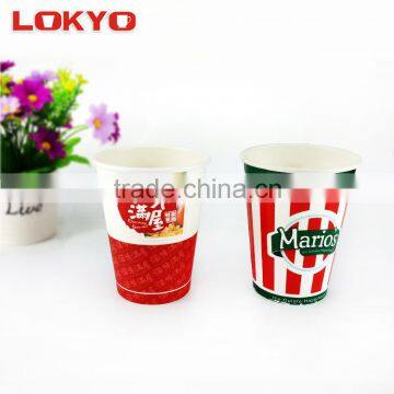 12OZ Disposable Custom Printed Hot Drink Soup Paper Cups photo-3