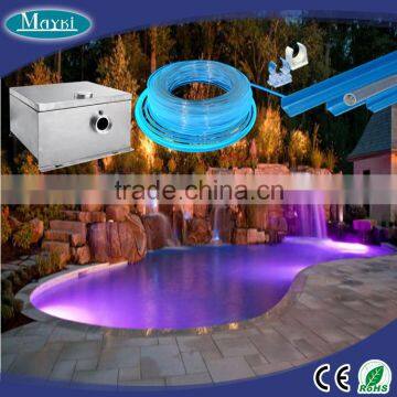 Fibre and LED generator Superior pools using for pond perimeter light