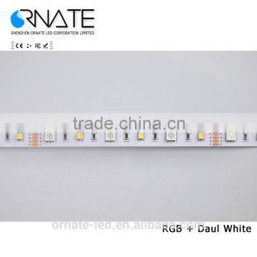 300leds 5m dual color dual white cct adjustable 2835 led strip light,120leds/m 18W two color led strip