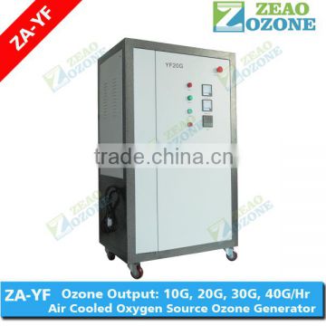 Complete 30g/hr oxygen source ozone generator for hotel swimming pool or waste water treatment