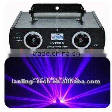 Double purple laser stage lighting dj laser