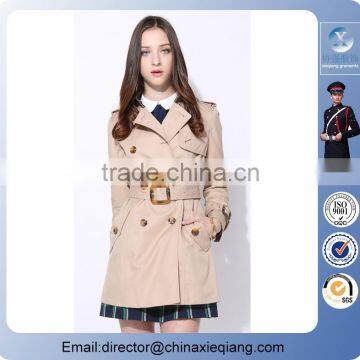 2016 fashion ladies long coat trench coat winter coat