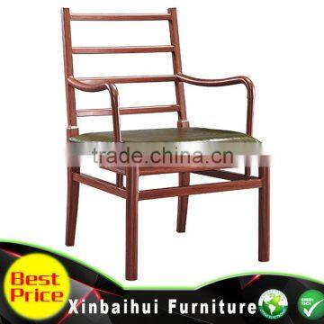 aluminum new design armrest hotel dining chair BH1032