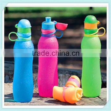 Factory Price Collapsible Silicone Water Bottles - Sports Camping Kettle- Water Kettle (Easy to Clean and Store)