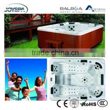 Hot Sell Outdoor 2 Lounger Big Size Spa Tubs Type and 6 People Capacity Portable Spa JY8002