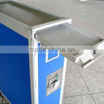 Atlas Full-size / Half-size Aircraft Meal Cart Inflight Cart Airline Meal Trolley Aircraft Galley Equipment photo-2