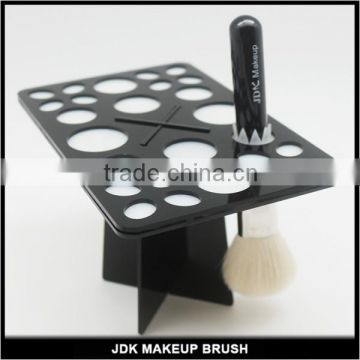 26 holes Makeup Brush Holder Drying Rack Organizer Acrylic Cosmetic Shelf Tool