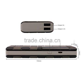 2016 Fashion Head Lamp Energy Powered Phone Charger Power Bank 10400mah for Outdoor Activities photo-2