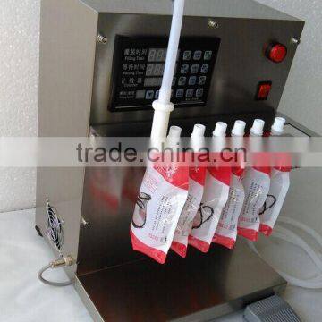 electric vegetable juice spout pouch filling machine