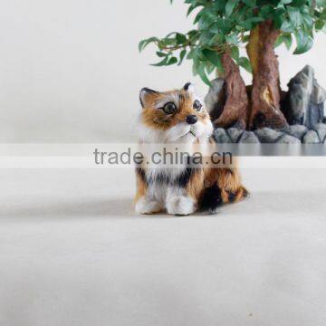 Handmade custom unstuffed plastic wild animal toy tiger