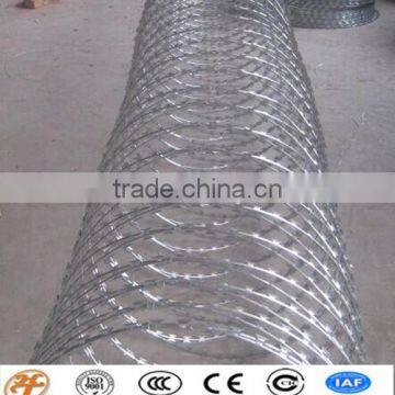 stainless steel/galvanized/pvc coated concertina barb wire