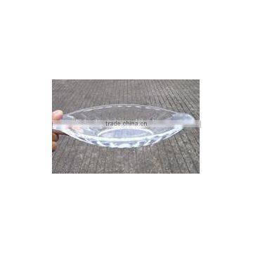 Glass bowl glass fruit plate banana boat wholesale