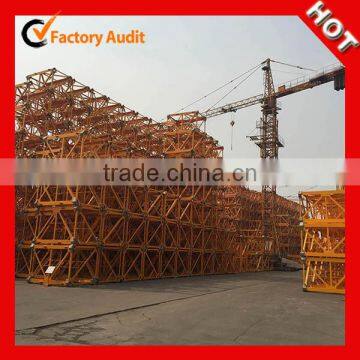 China manufacturer Tower crane QTZ63 Square tube section