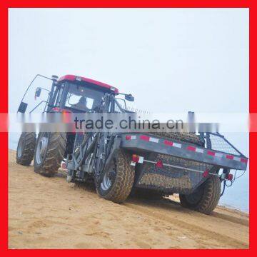 2017 hot selling Tractor mounted beach sand cleaner