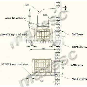 Cold Room Cheap Evaporative Cooling System Swamp Air Cooler photo-4