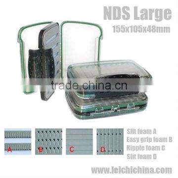 Plastic double side clear fly fishing box