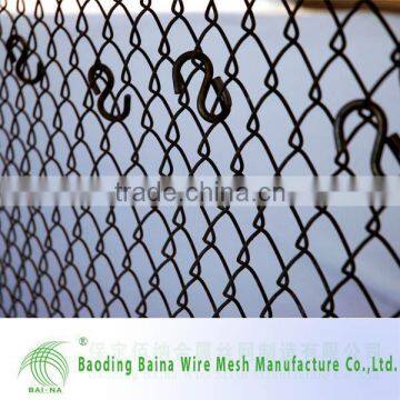 Galvanized material to chain link fence