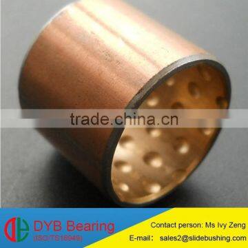 Bronze bearing UF850 Slide bushing with copper layer oiless bimetal bearing China manufacture bronze bushings with split bush