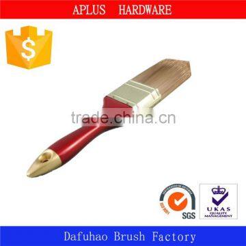 innovative synthetic fiber paint brush with red plastic handle