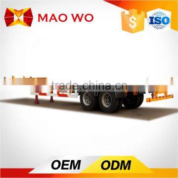 2017 20 ft 3 Axle Bare Frame Skeleton Container Semi Trailer photo-2