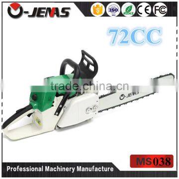 2-Stroke 72cc Professional Gasoline Chainsaw CE Approved with 20''-30'' Guide Bar