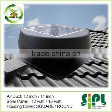SUNNY FAN 15 Watt Solar Panel Powered Residential Attic Roof Mounted Air Cooling Ventilation Fan photo-4