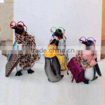 Custom Made Resin Penguin Sculpture Christmas Display photo-3