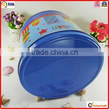 Food Packing Factory Wholesale Metal Popcorn Tin Box Size photo-3