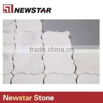 Newstar Arabesque Lantern Backsplash Tiles Carrara White Marble Price For Bathroom photo-2