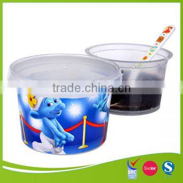Disposable Plastic Pots for Ice Cream, Yogurt photo-3