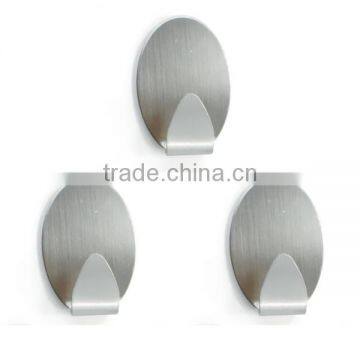 3 Pieces Stainless Steel 3M Kitchen Stick Hooks photo-2