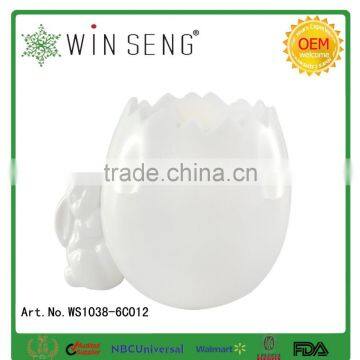 White Ceramic Rabbit Design Decorative Ashtray photo-4