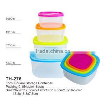 Wholesale Plastic Clear Square Storage Container With Lid photo-2