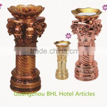 Luxury Brass Ashtray Resin Decor Stand photo-2