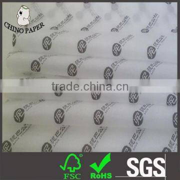 White Logo Printed on White Tissue Paper for Luxury Gift Wrapping photo-3