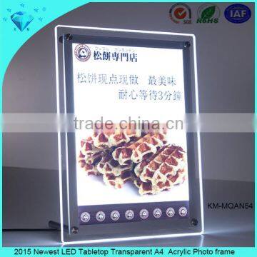 Wall Hanging LED Clear Color Acrylic Photo Frames Wedding Picture Frame photo-4