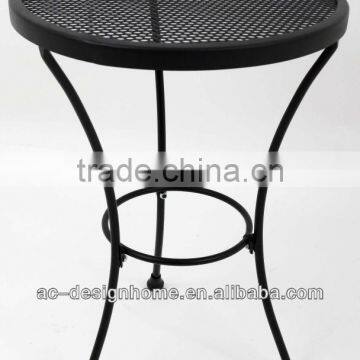 WROUGHT IRON SIDE TABLE