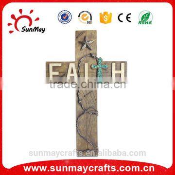 Wholesale high quality resin wall crucifix for home decoration