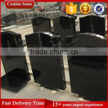UK Style Shanxi Black Granite Tombstone & Memorial Monuments photo-2